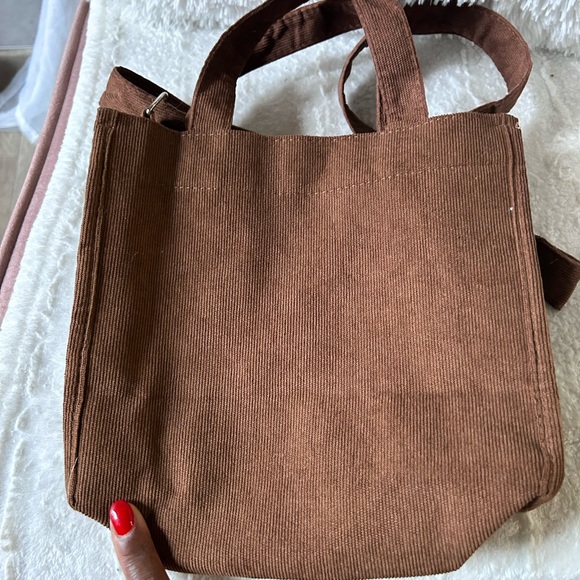 Small Brown Tote - Picture 3 of 6